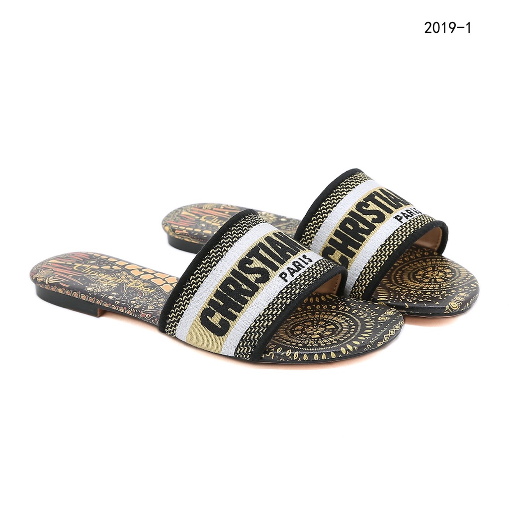 dior dway flat sandals