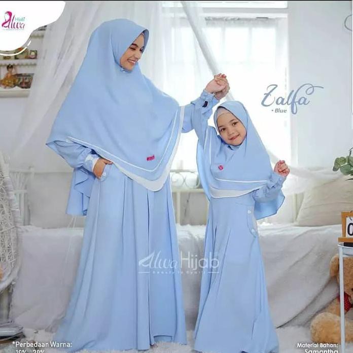 BAJU COUPLE IBU DAN ANAK MODEL COUPLE PESTA KELUARGA ZALFA