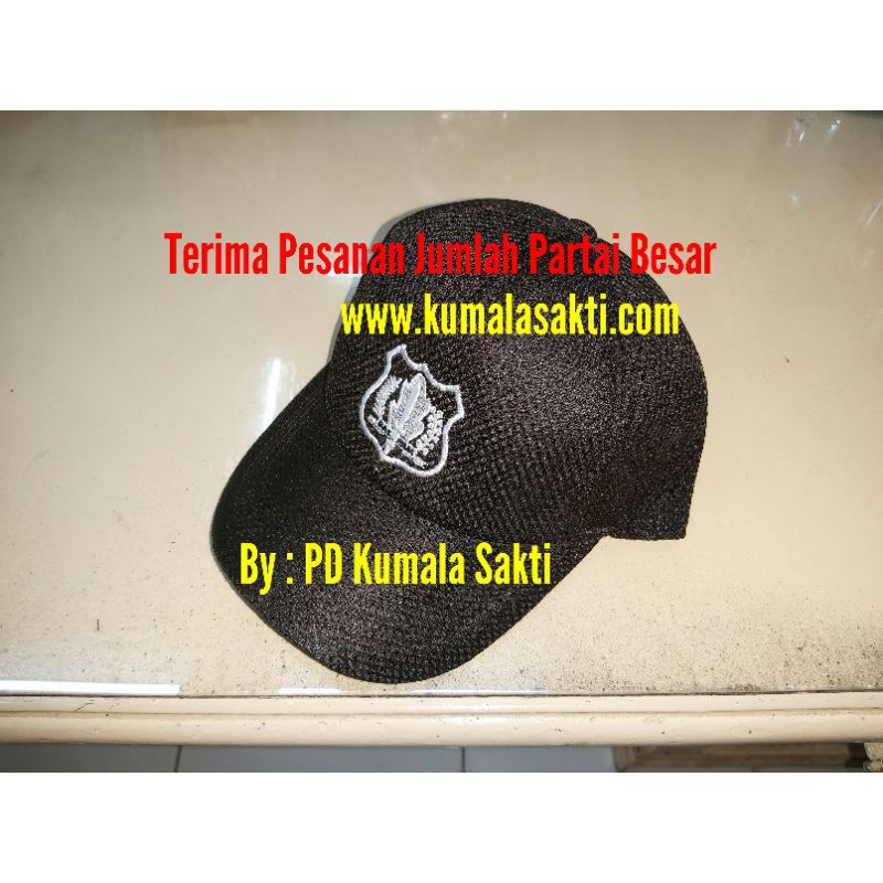 Topi Jaring Security Coklat Logo Satpam Saja-Kewenangan Satpam-Kaos Satpam-Seragam Satpam Terbaru-Sabuk Kopel