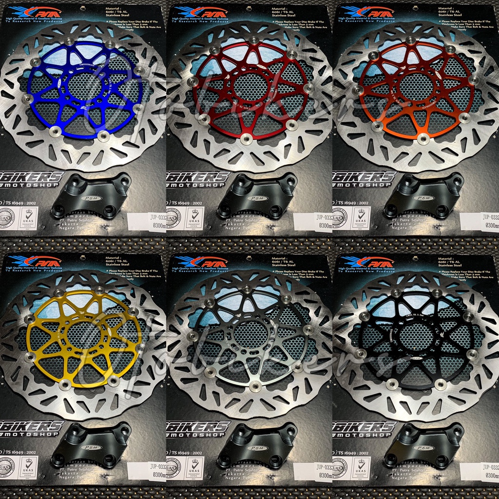 Piringan Cakram 300 mm PSM Jupiter z MX 135 Z1 Vega R ZR New fizr rx MX King 150 floating disc 300mm titanium model moto1 pro1 tdr-1