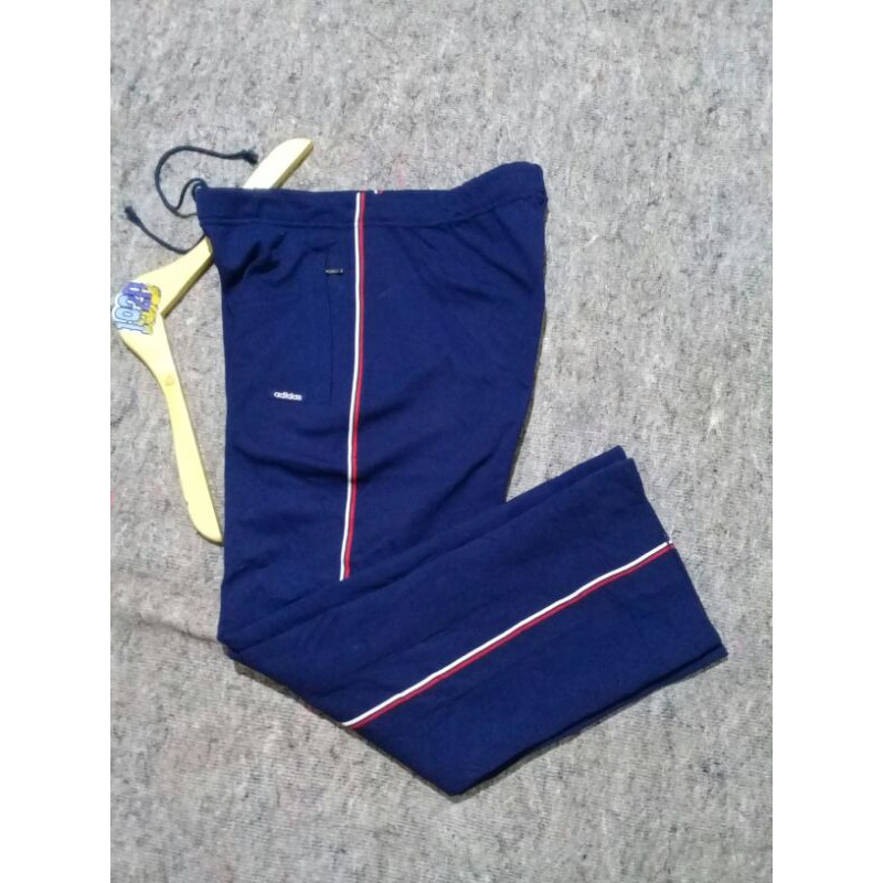 trackpants adidas descente vintage thrift celana pinggang karet celana training preloved