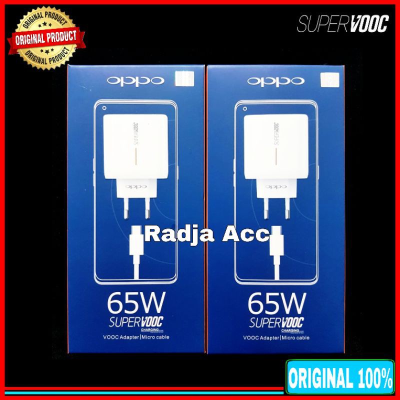 Charger Oppo SUPER VOOC 65 Watt Original 100% USB C Resmi Indonesia