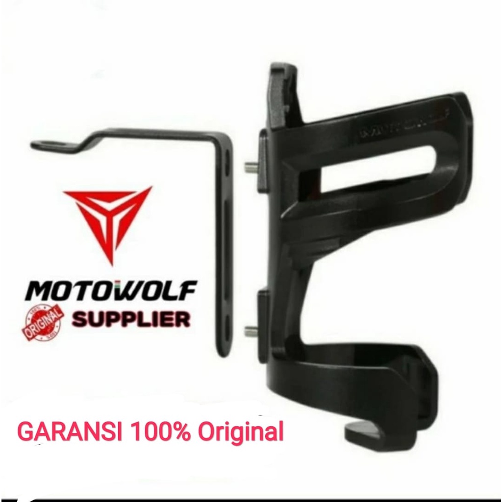 Motowolf bottles holder MDL3511 spion Holder Botol Minum sepeda Motor