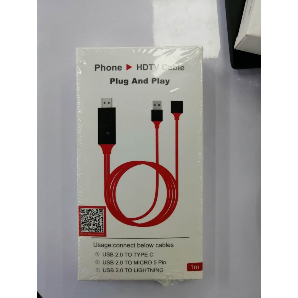 Kabel Type C, Lightning, Android to Hdtv