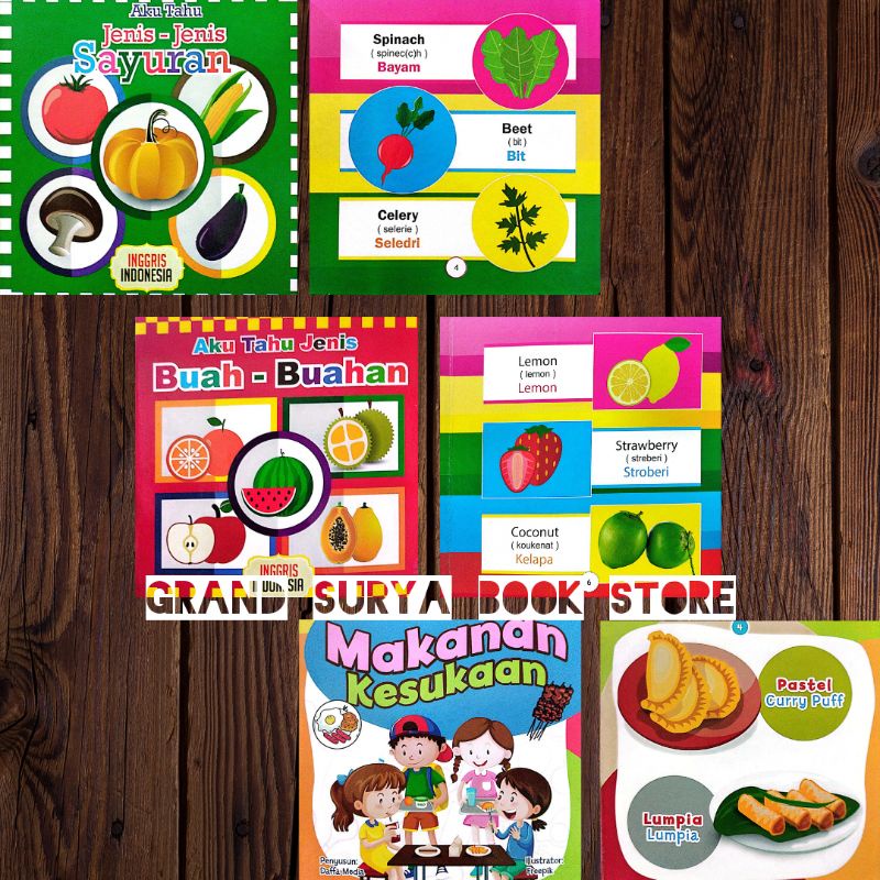 board book anak balita murah(15×15cm)