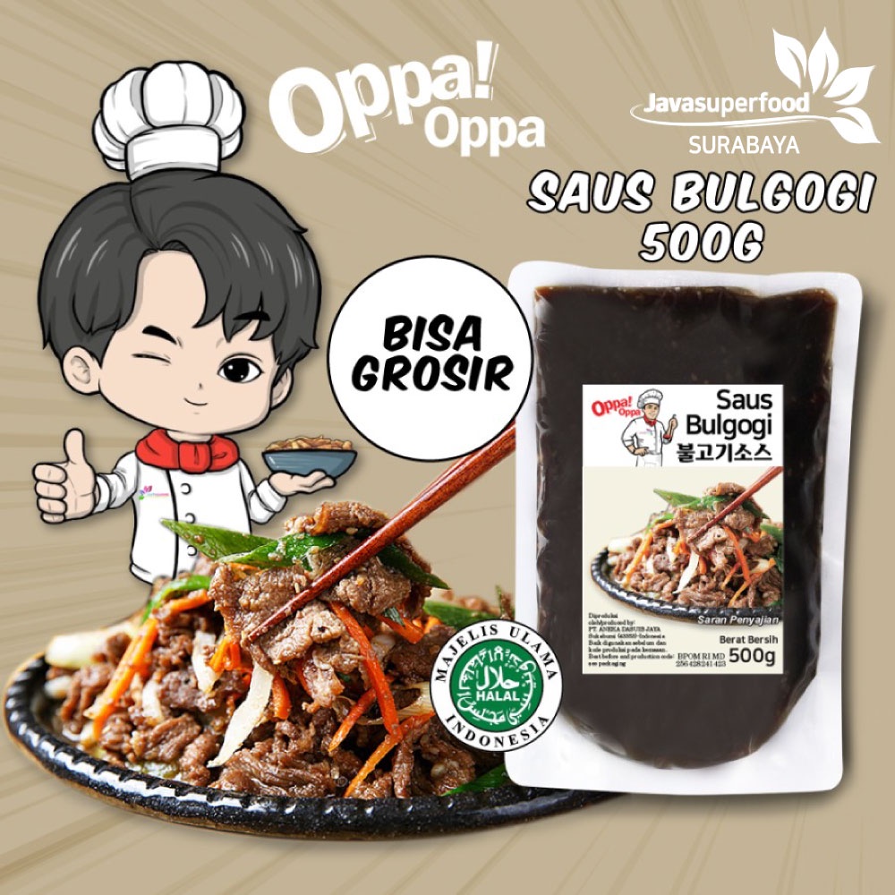 

Saus bulgogi korea 500gr / Sauce bulgogi saus daging BBQ STEAK