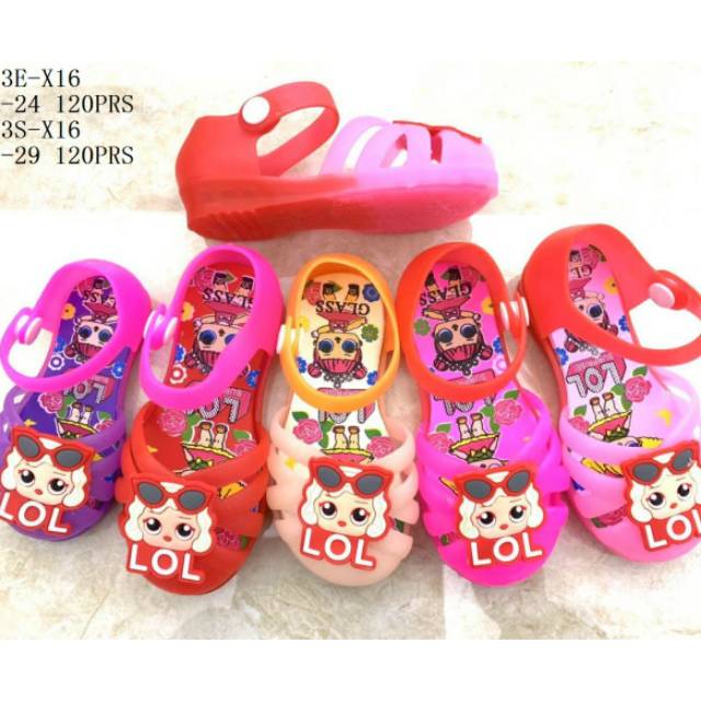 Sandal sepatu anak Babygirl ( NYALA LAMPU)