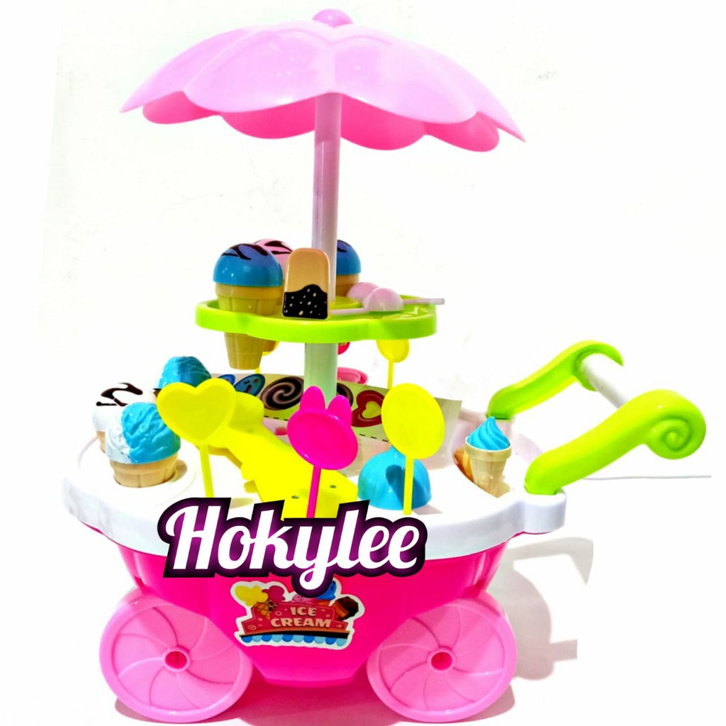 MAINAN ANAK GEROBAK ICE CREAM STROLLER FI-540
