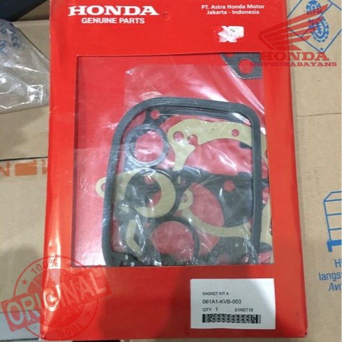 Gasket Kit A Paking Top Set - Vario 110 Click Asli Honda 061A1KVB003