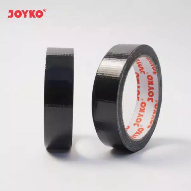 

Cloth Tape / Lakban Kain Warna Hitam Joyko 24mm x 12meter Orange Core