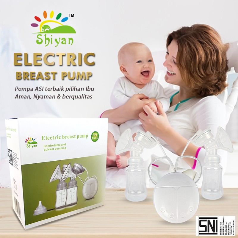 [Shiyan] breast pump pompa asi elektrik / mesin bahan aman bpa free produk kebutuhan ibu