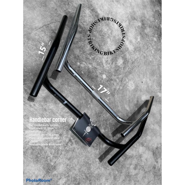 HANDLEBAR BAR STANG COMMUTER BIKE FEDERAL MTB FIXIE MODEL SURLY CORNER