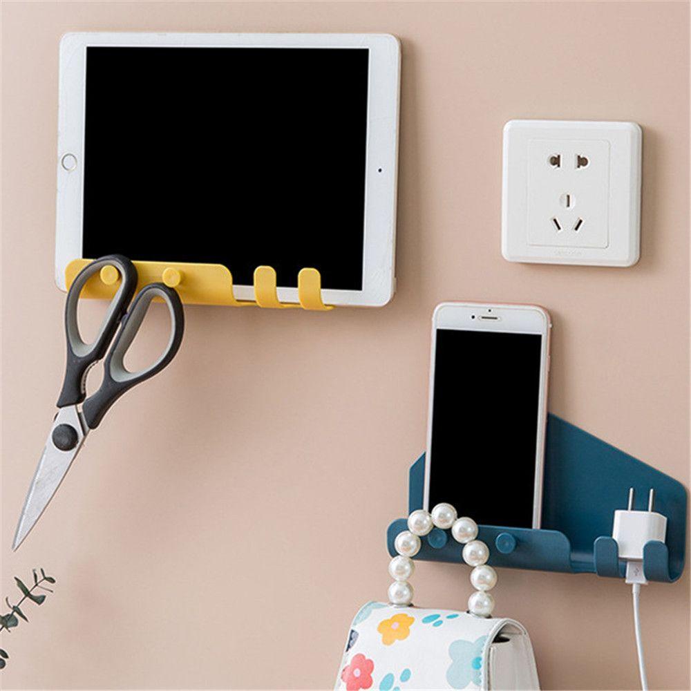 Suyo Bracket Kait Gantung Dinding Praktis Multifungsi Holder Charger Handphone / Tablet