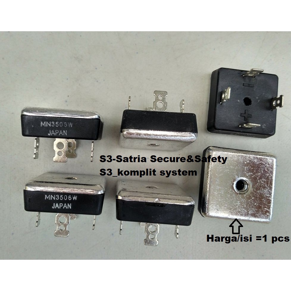 Dioda 35A japan MN3506W Diode MN 3506 Bridge Kiprok 35 A ampere MN3506 W Kotak segi 4 35Amper