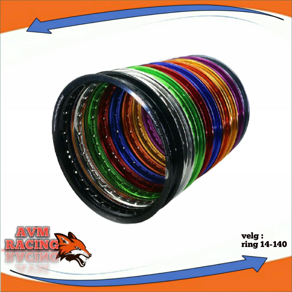 pelek pelak velg jari jari ring 14 x 140 .harga 1 biji.not tdr yoko rossi jinfei dft bkk tk racing