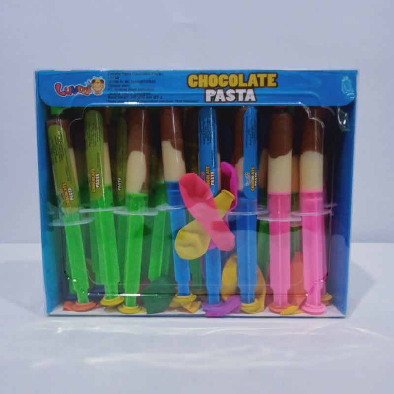 Coklat Pasta Suntik Luvmi box isi 30 pcs