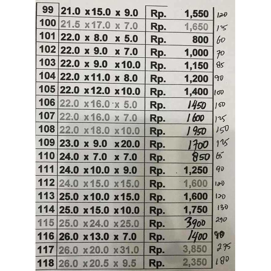 

Kardus/Karton/Box Uk. 34X24X21 Cm Untuk Packing, Mp Familystore141