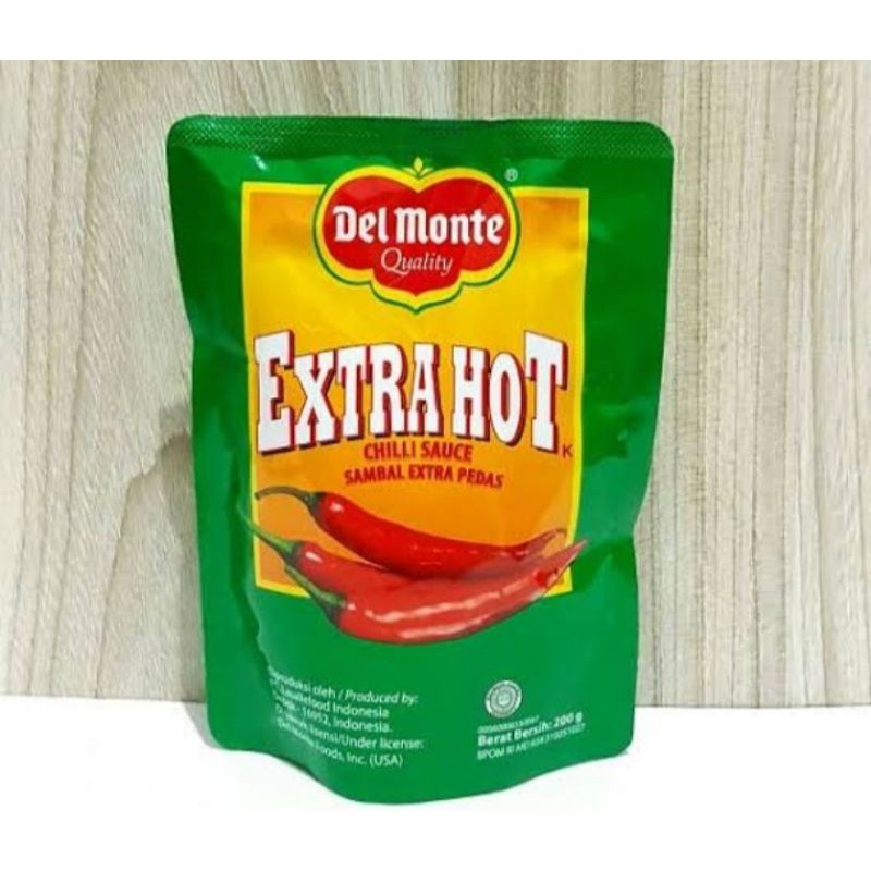 

Del monte extra hot pouch 200gr
