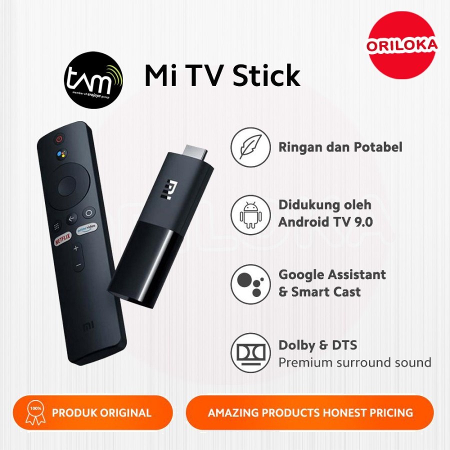 Mi TV Stick Full HD Android Smart TV Global Version TAM