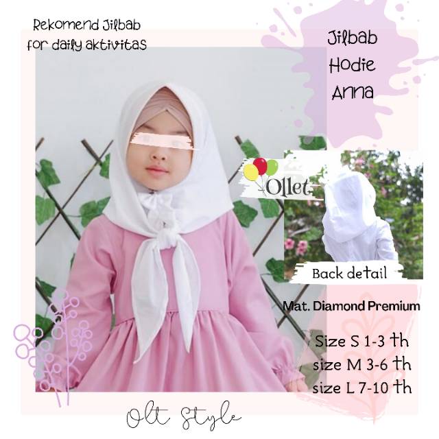 Jilbab Hodie Anna / jilbab anak