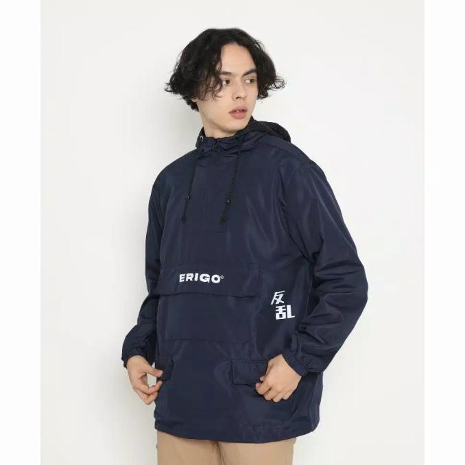 Erigo Pullover Bailey Navy /Jaket pullover original /jaket pria