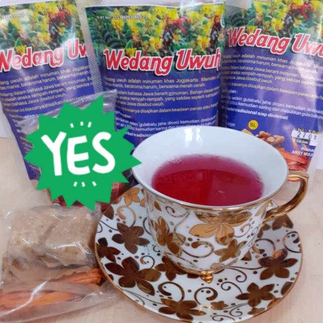 

Wedang Uwuh Gula Batu Jahe 1Pak/5Pcs