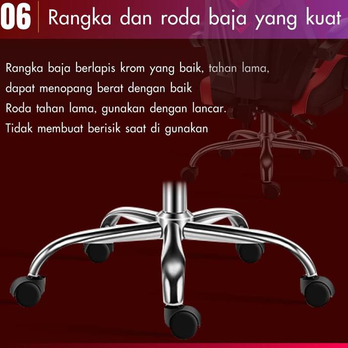 Bg Sport Kursi Gaming Model E 05 Steel Pink White Bg Sport Kursi Gaming Model E 05 Steel Pink White