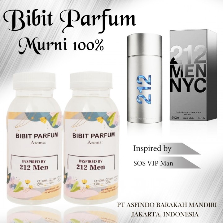 Bibit Parfume 212 Men Body Spray Grade A+