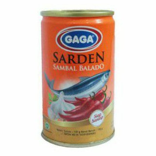 

Gaga Sarden Ikan kaleng SAMBAL BALADO 425gr