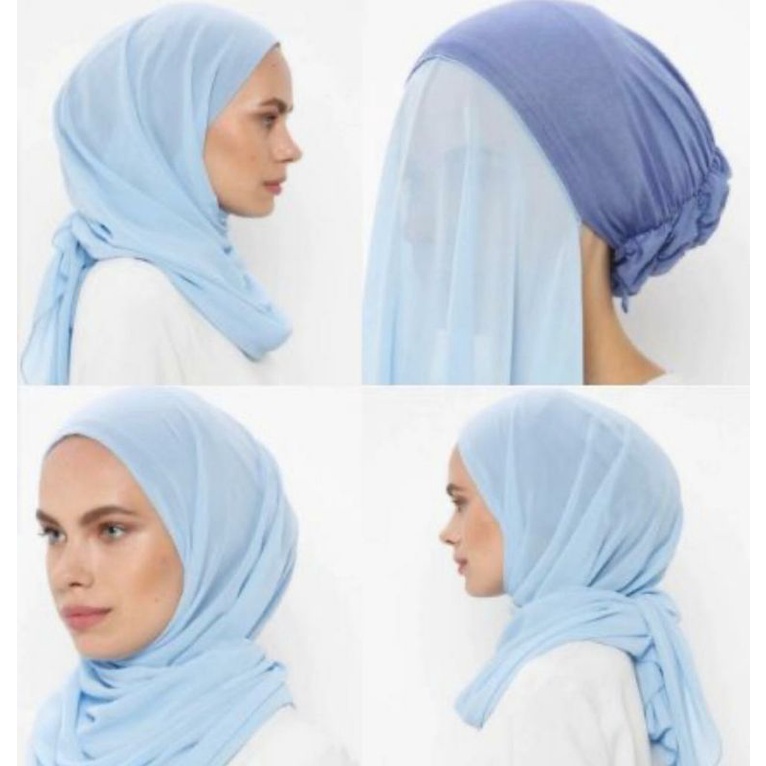 KERUDUNG PASHMINA INSTAN PLUS INNER 2 IN 1 CERUTY 180 X 75