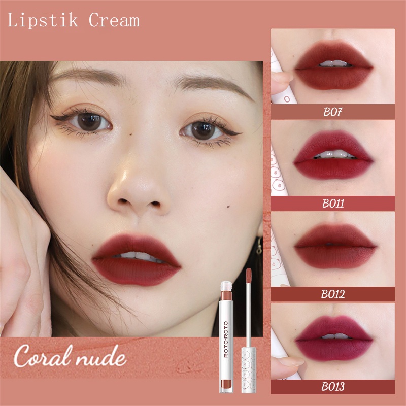 Lipstik Matte Lip Cream -Warna Intense dan Tahan Lama