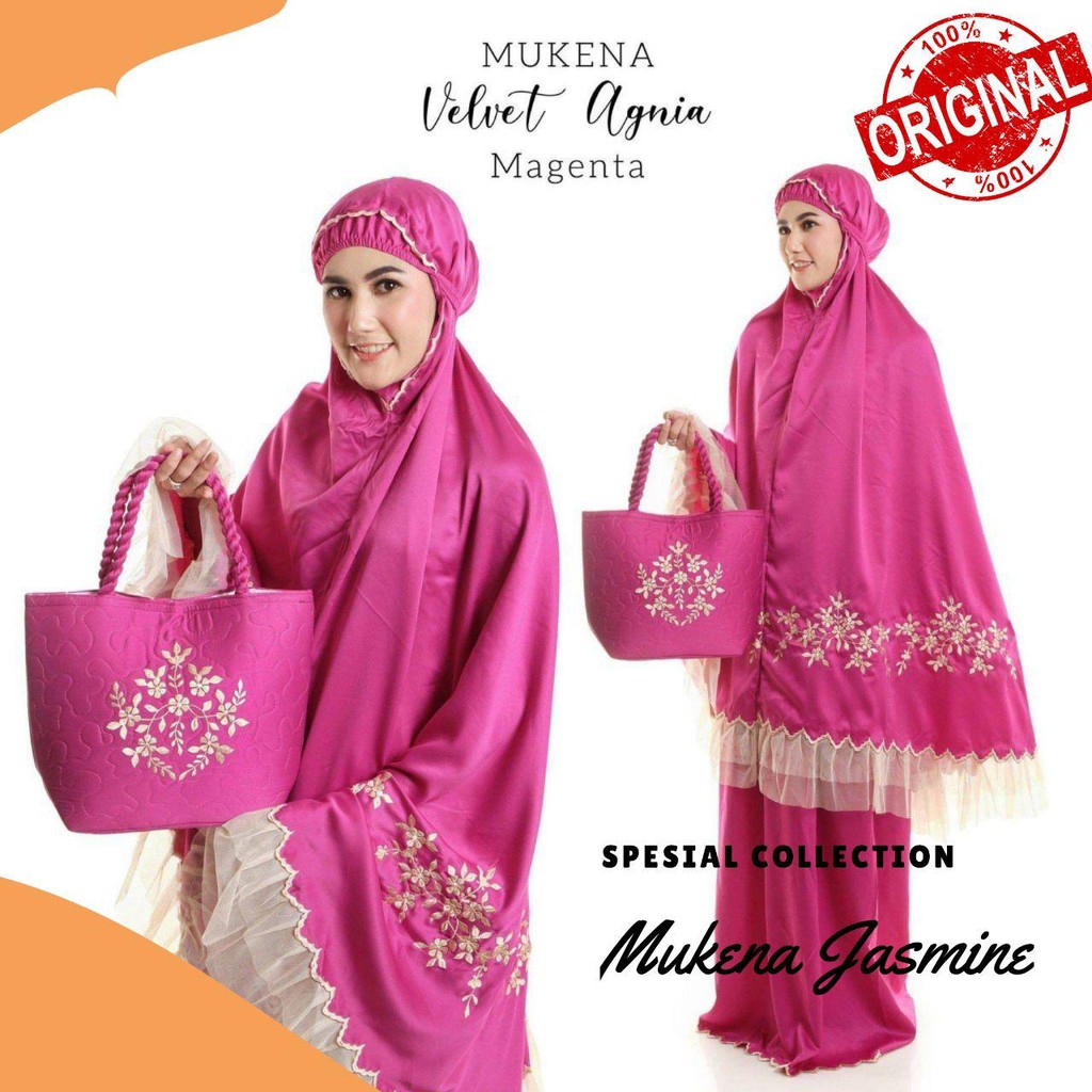 Mukena dewasa velvet agniya/Mukena dewasa Jumbo/Mukena Tile Mewah/Mukena lebaran/Mukena Terbaru 2020