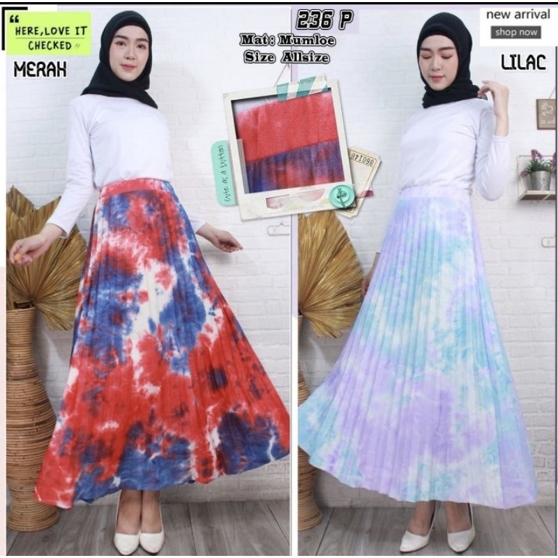 Rok prisket lebar/mayung/ Tydey premium import