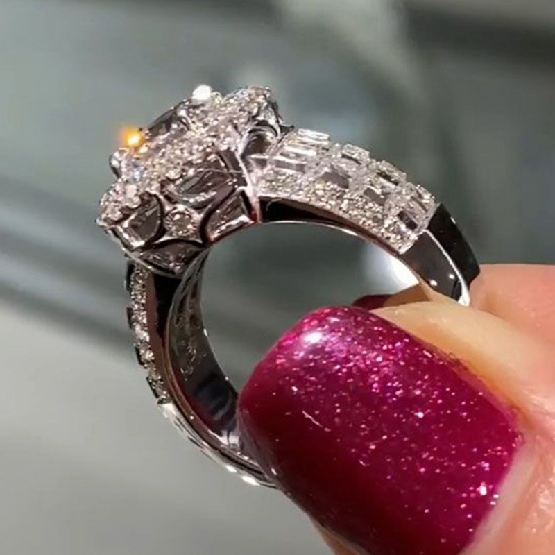 Fancyqube Cincin Wanita Untuk Pesta Pernikahan