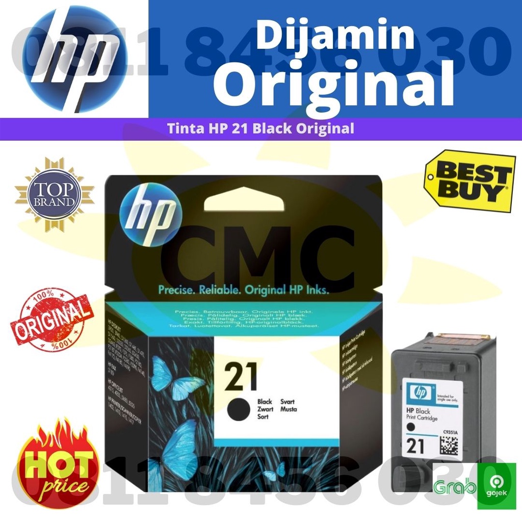 Cartridge Tinta HP 21 Black