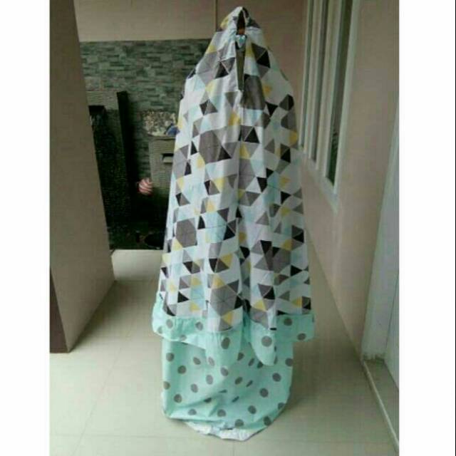 Mukena katun jepang/mukena katun