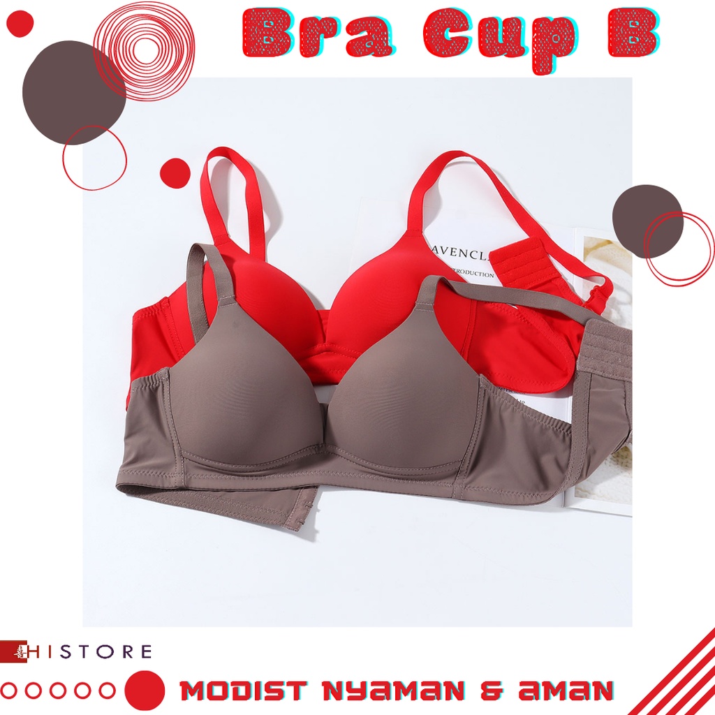 [HI] Bra BH Fashion Wanita Cup 3/4B Bra wanita Premium BH Busa Tipis Tanpa Kawat Sangat Nyaman 228