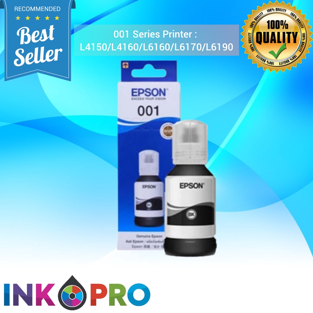 Tinta Epson 001 PREMIUM Untuk Printer L4150 L4160 L6160 L6170 L6190