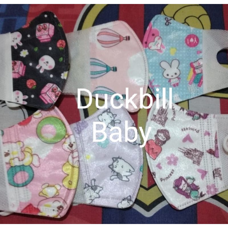 Masker Duckbill Anak/Baby Motif 3ply