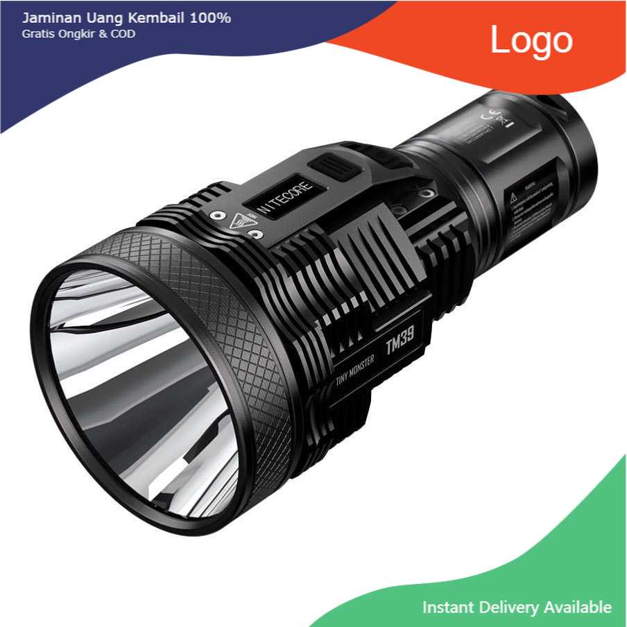 NITECORE TM39 Lite Senter LED Luminus SBT-90 Gen2 5200 Lumens
