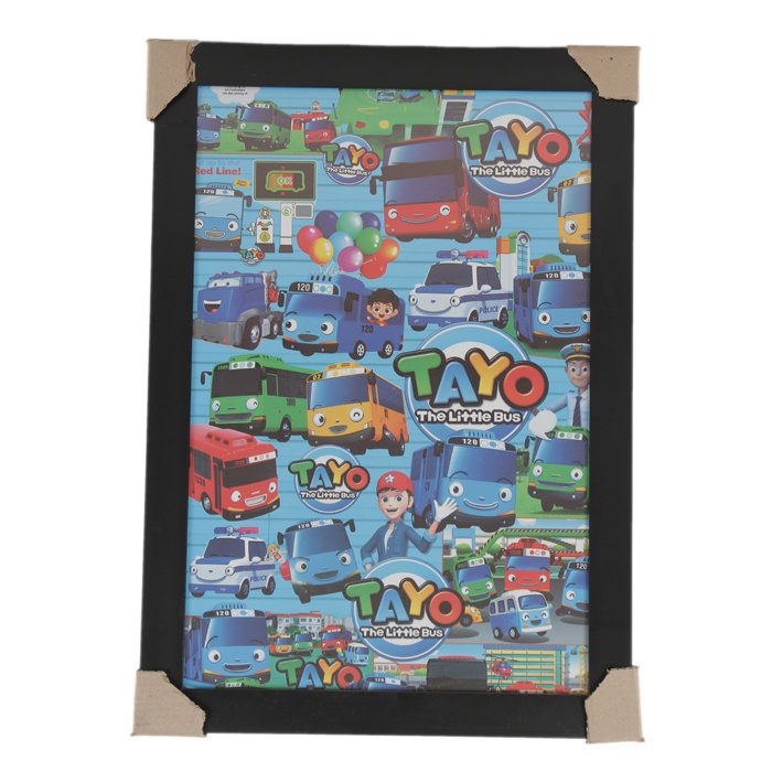 Bingkai Foto Ukuran 40 x 60 cm - 40x60 - 40x60 cm - Hitam Minimalis