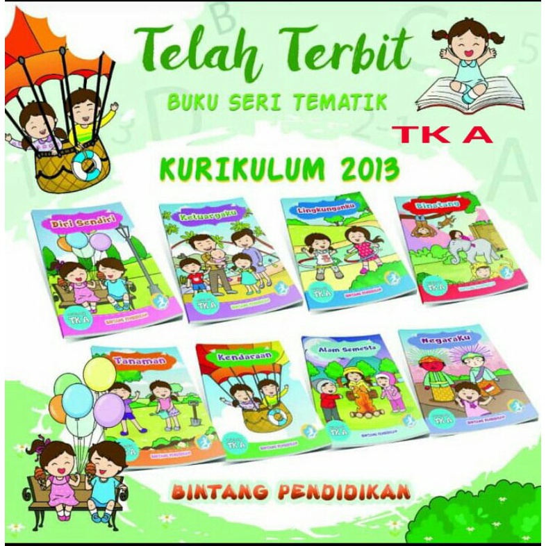 Jual Buku Belajar Anak Tk Paud isi 8 Buku Paket Lengkap Buku Tk Buku