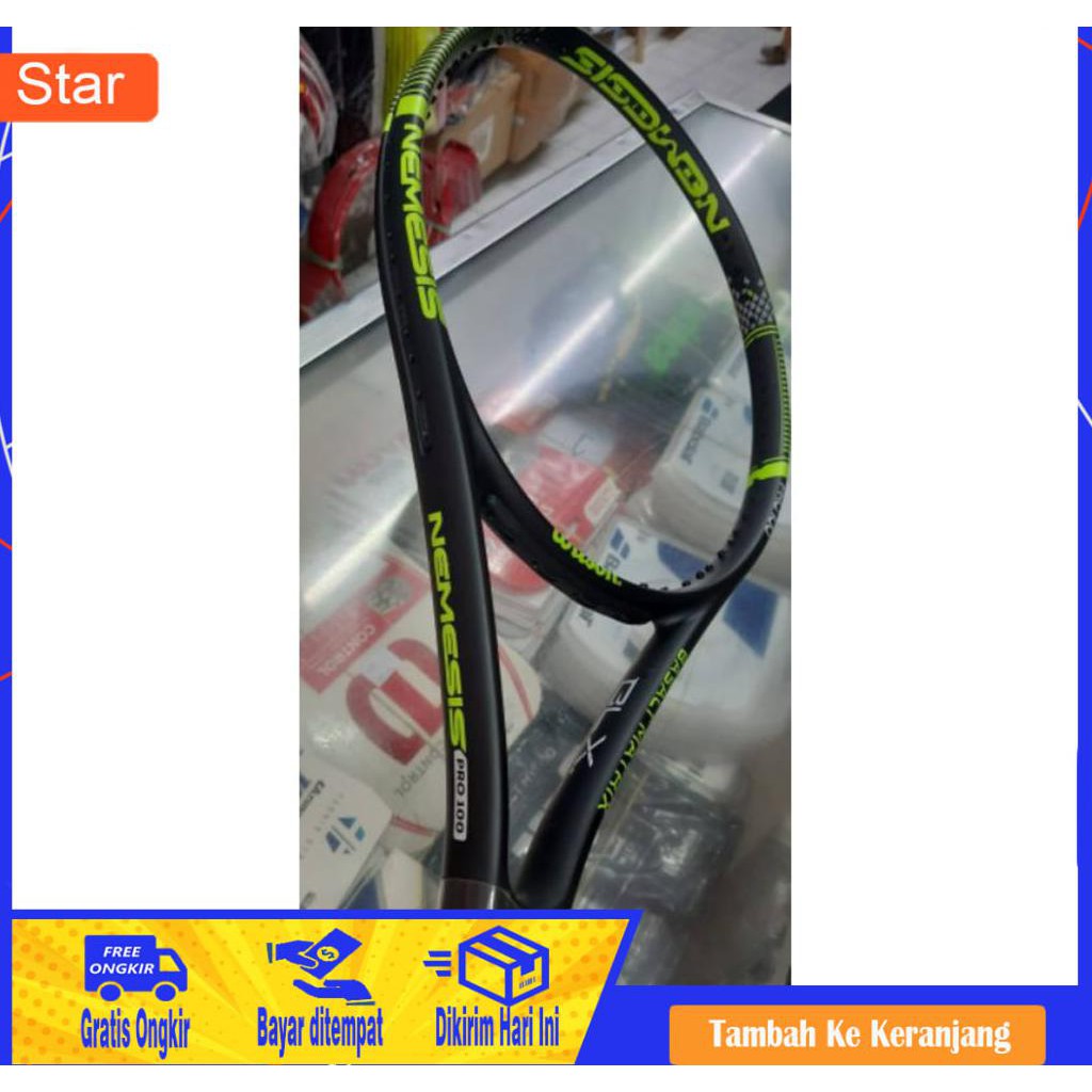 BAYAR DITEMPAT - RAKET TENIS WILSON NEMESIS PRO 100 - BASALT MATRIX - BLX - ORIGINAL XL773