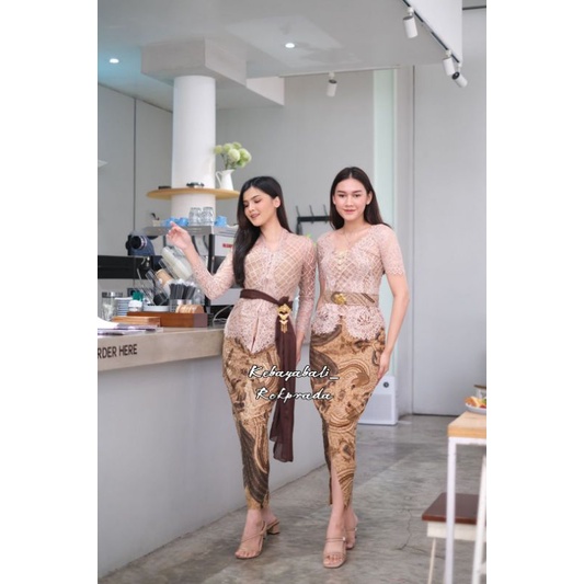 SATU SET KEBAYA MILO SKIN KEBAYA SEMI ITALY PREMIUM KEBAYA BALI KEBAYA MURAH