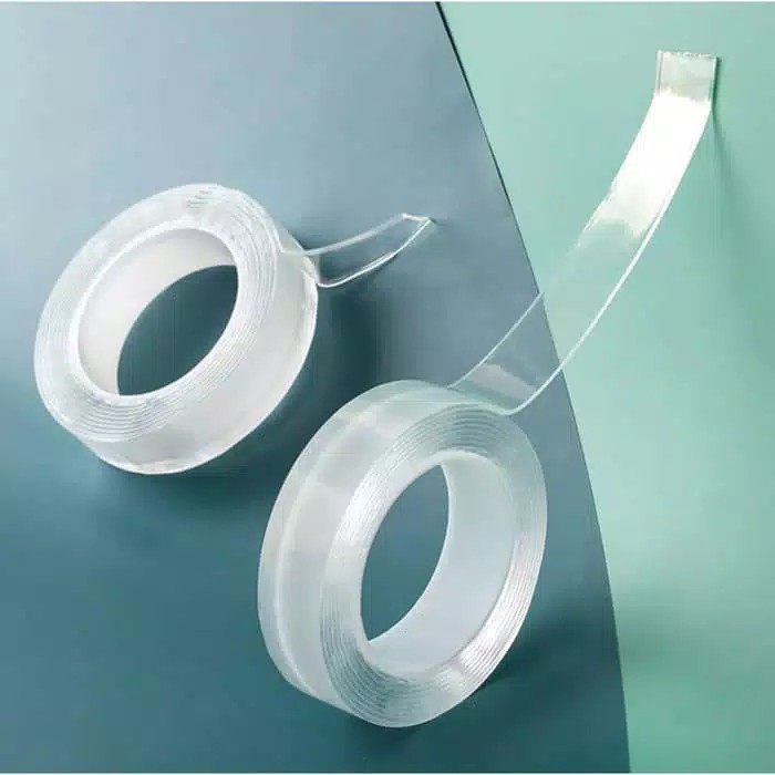 

magic tape bening Grip double tape 30MM X 2MM X 3MM Murah Berkualitas