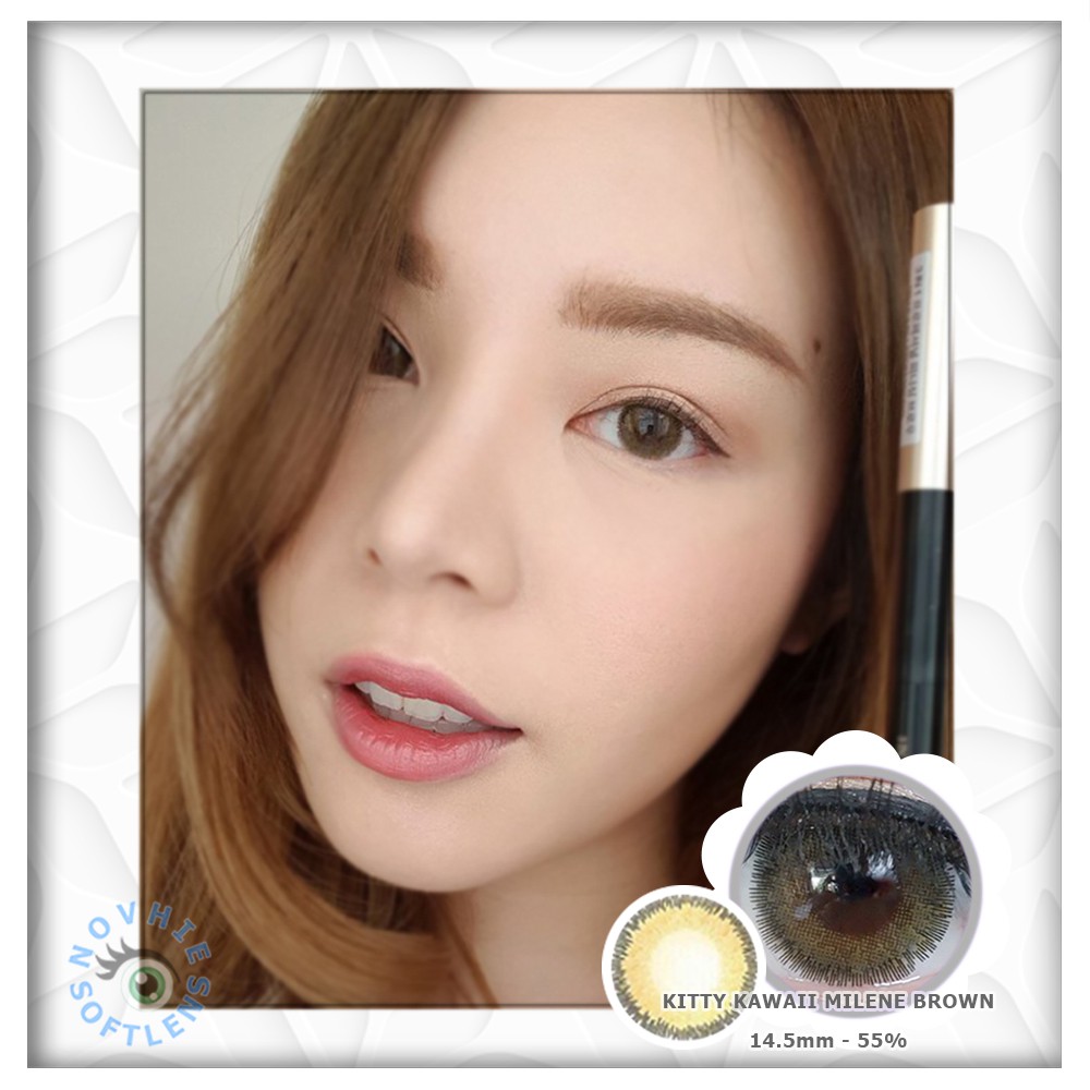 

SOFTLENS KITTY KAWAII MILENE BROWN