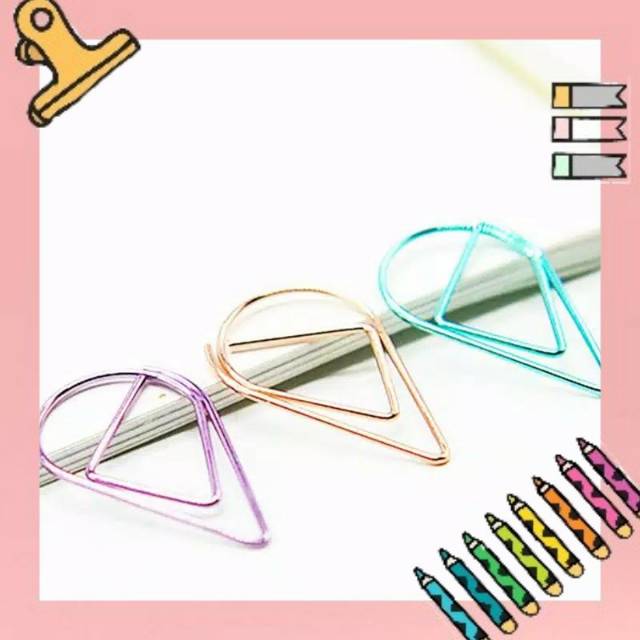 

Paper Clip Metallic 10 pcs