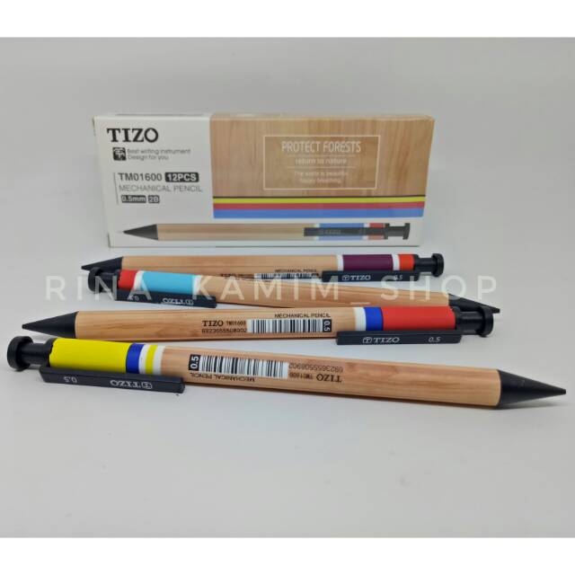 

Pensil mekanik/pensil pencetan merek Tizo