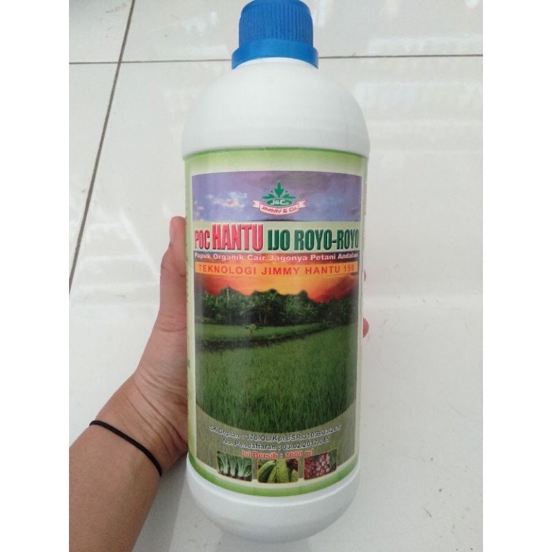 JIMMY HANTU (1000ml) POC HANTU IJO ROYO-ROYO 1LITER