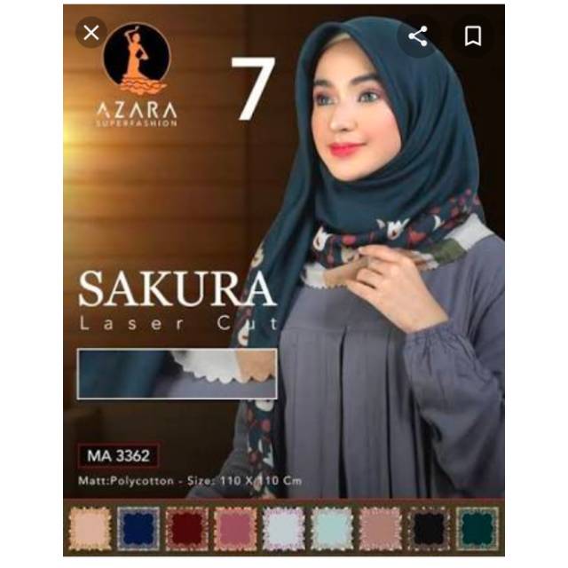 Jilbab motif senorita